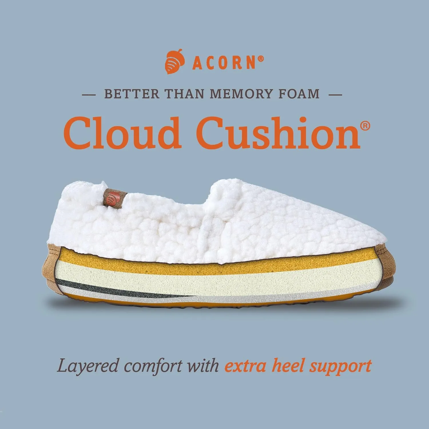 Acorn Womens Moc Slippers with Comfortable Cloud-Like Feel, Soft and Cozy Uppers and Non-Slip Sole