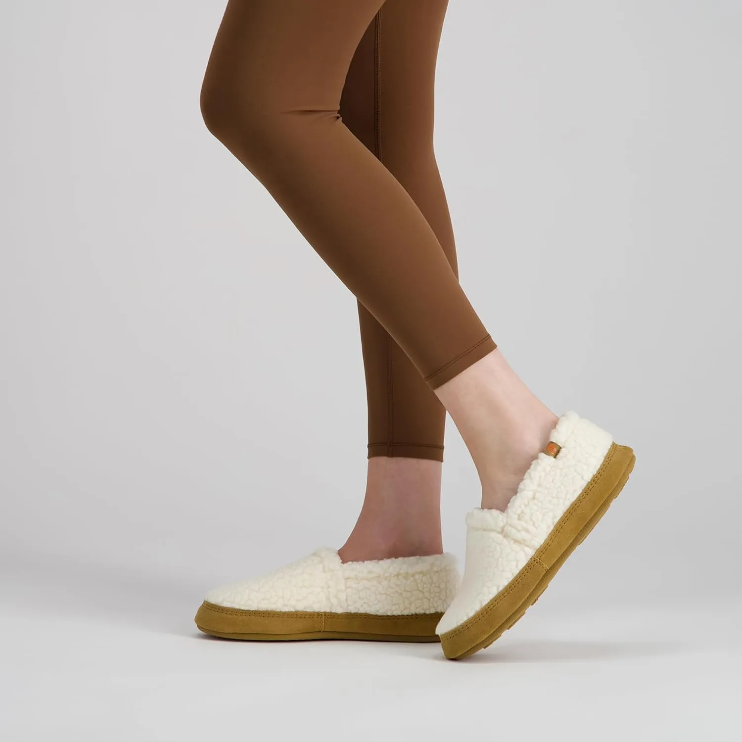 Acorn Womens Moc Slippers with Comfortable Cloud-Like Feel, Soft and Cozy Uppers and Non-Slip Sole