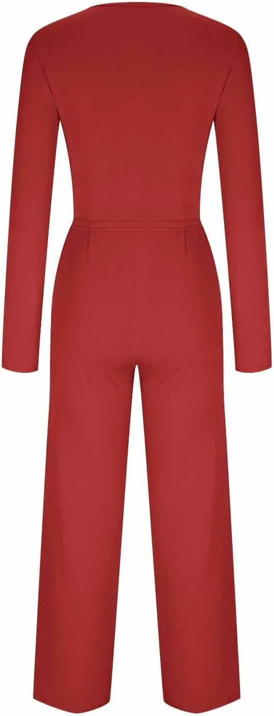 Casual 2 Piece Sets Women Fall Outfits Knit Long Sleeve Crop Top Wide Leg Pant Matching Lounge Set Tracksuit Sweatsuit