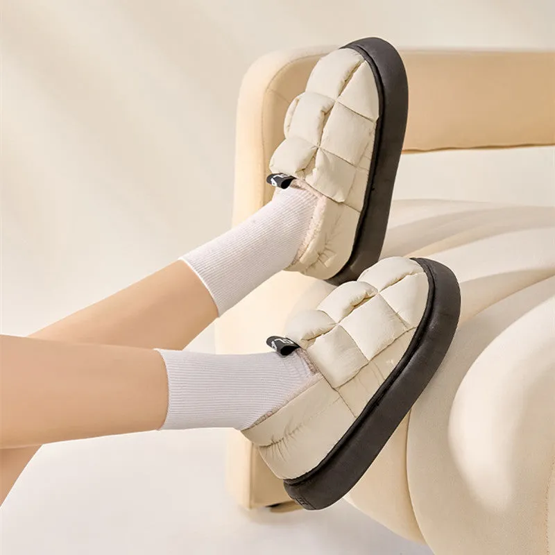 Cute Fashion Tofu Cotton Slippers
