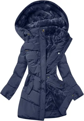 Down Coats for Women Plus Size Thicken Warm Puffer Jacket with Faux Fur Hood Heavyweight Jackets Winter Coat Pockets
