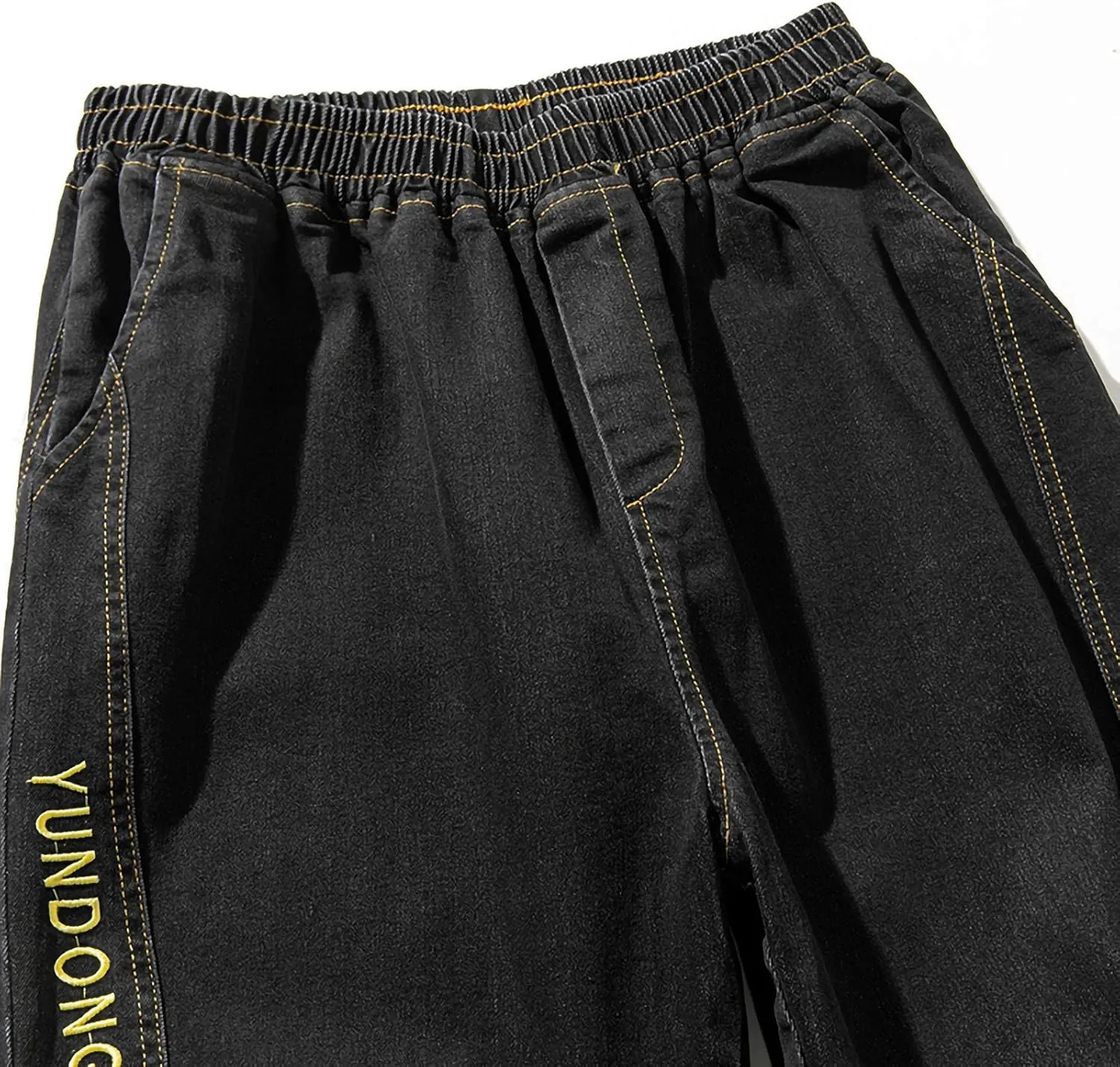 Men's Harem Pants Casual Fashion Drawstring Elastic Waist Jogger Sweatpants with Pockets Baggy Hiking Workout Trouser