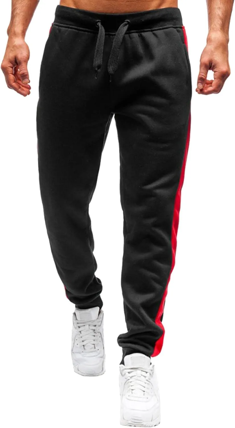 Mens Sweatpants Pants Hiking Ripstop Cargo Pants Relaxed Fit Cargo Pant Men's Drawstring Waist Side Pocket Straight