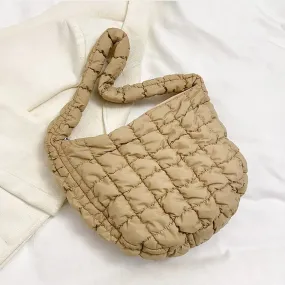 Quilted Puffer Shoulder Bag