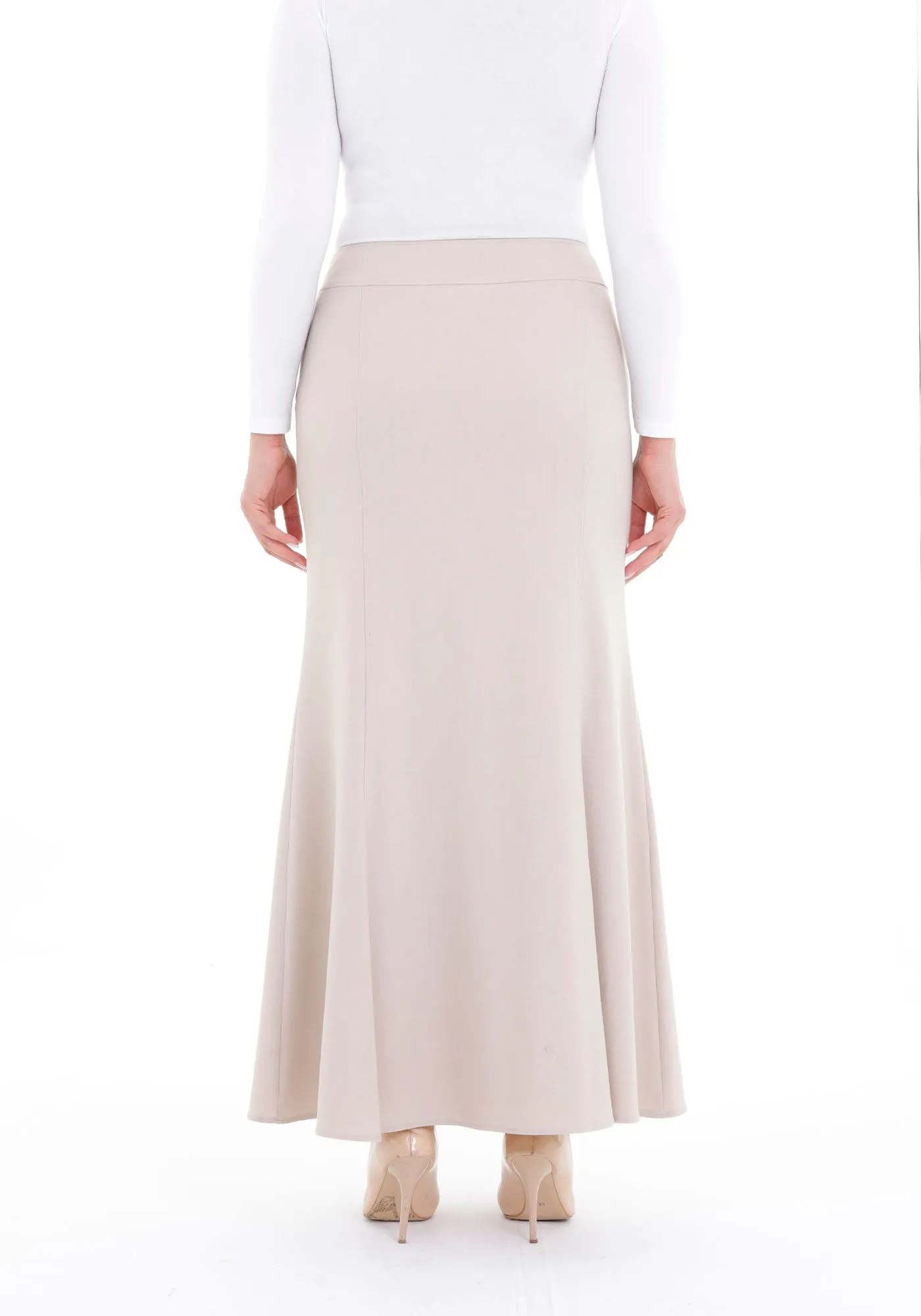Stone Fishtail Maxi Skirt | Regular & Plus Size