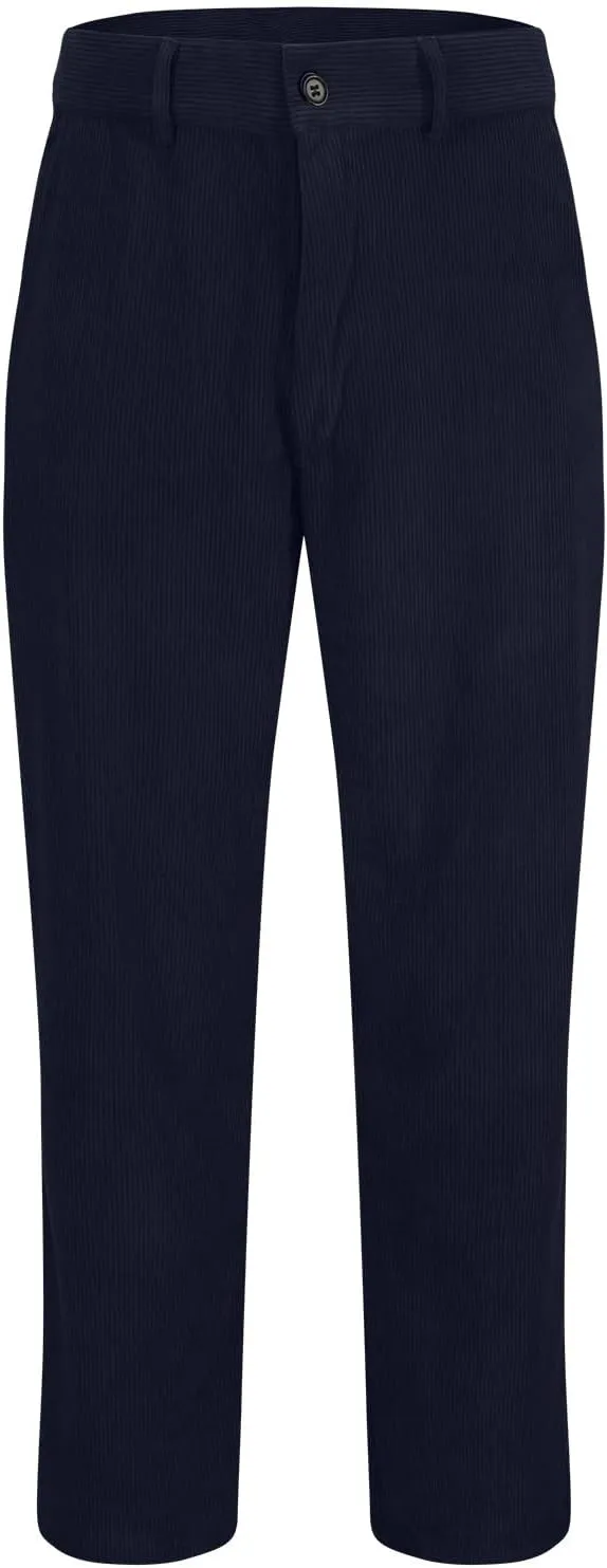 STYESH Mens Corduroy Cargo Pants Wide Leg Multi-Pockets Outdoor Fashion Casual Work Pants Streetwear Trousers with Belt Loop