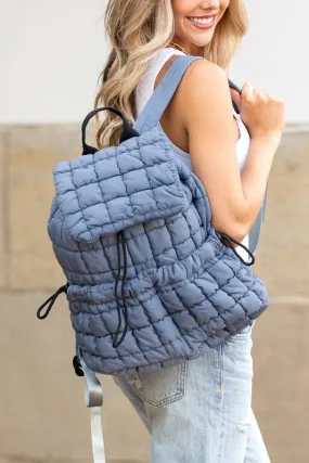 Stylish Chic Quilted Puffer Fashion Bag Backpack