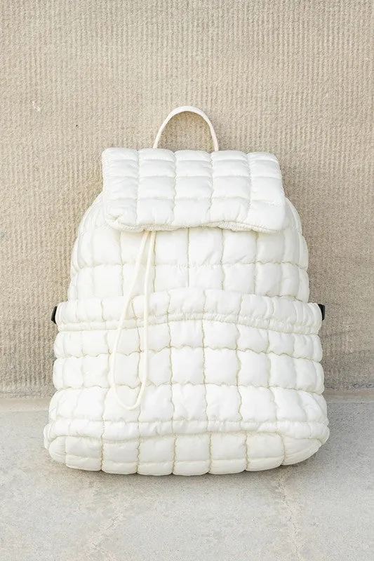 Stylish Chic Quilted Puffer Fashion Bag Backpack