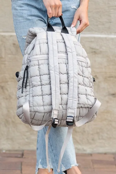 Stylish Chic Quilted Puffer Fashion Bag Backpack