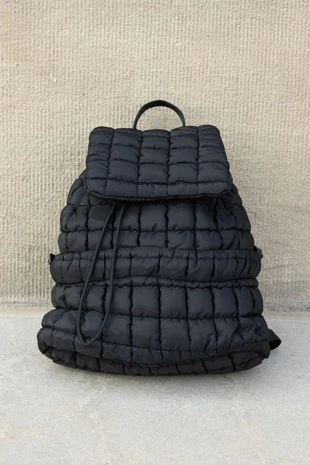 Stylish Chic Quilted Puffer Fashion Bag Backpack