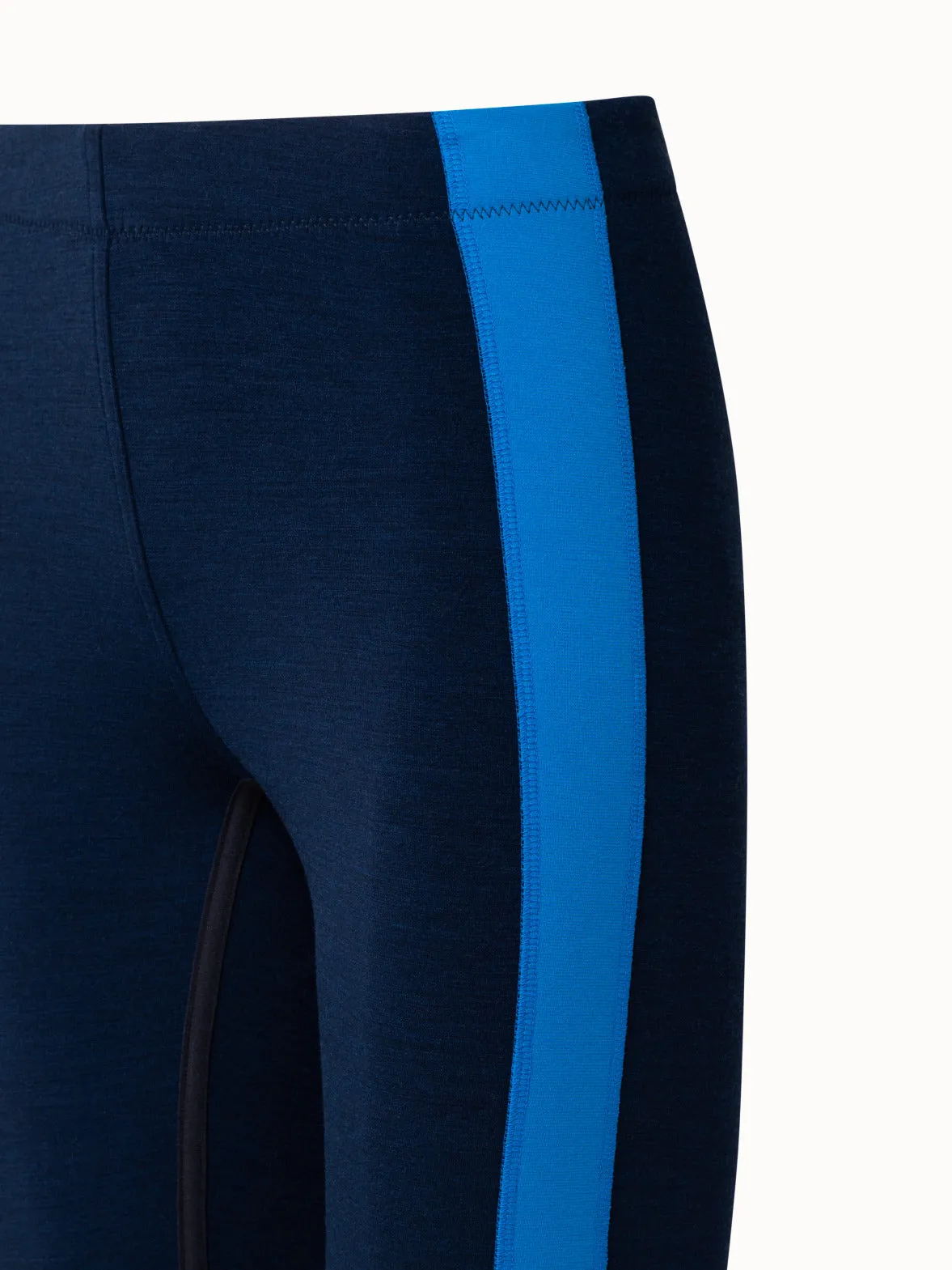 Thermal Fleece Leggings with Side Stripe