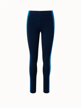 Thermal Fleece Leggings with Side Stripe