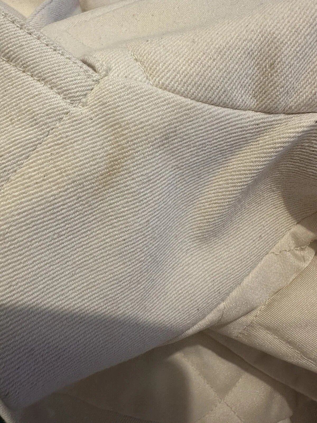 Vince cream cotton & wool belted jacket size UK6/US2
