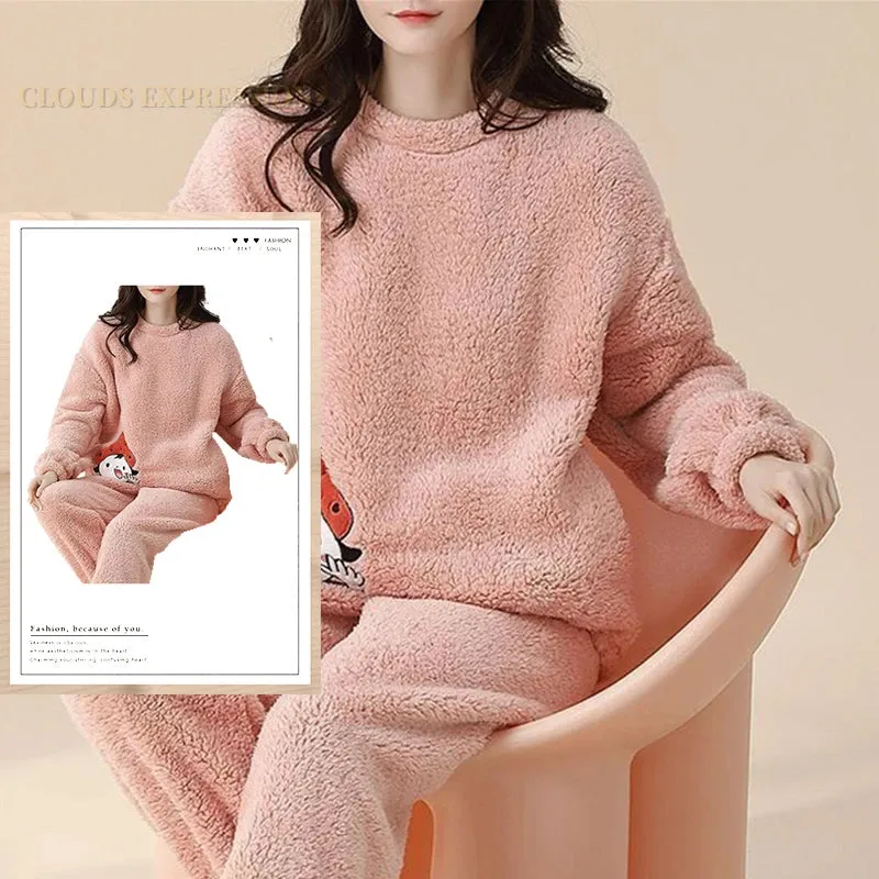 Winter Warm Fleece Loungewear - Stay Comfy