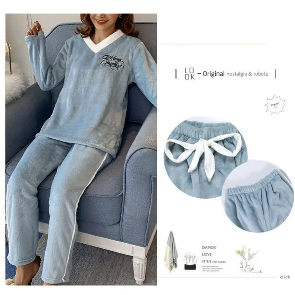 Winter Warm Fleece Loungewear - Stay Comfy