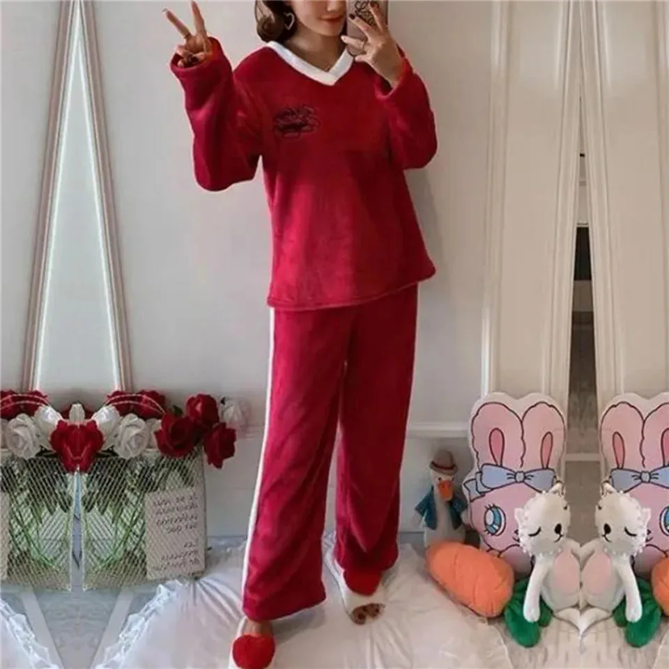 Winter Warm Fleece Loungewear - Stay Comfy