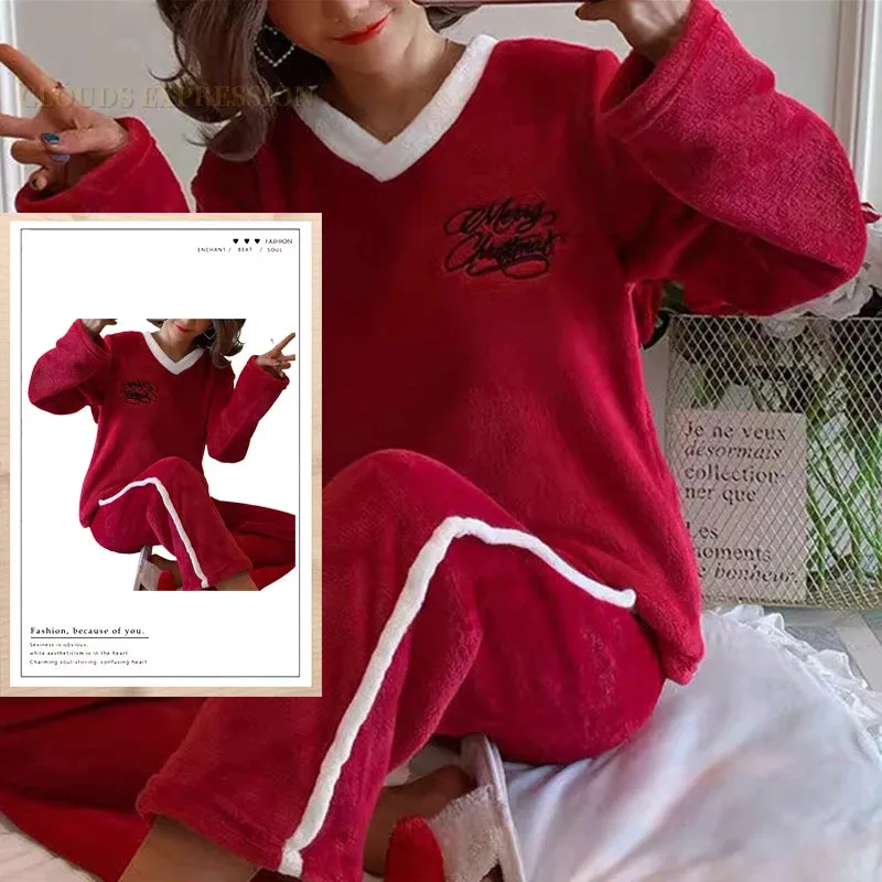 Winter Warm Fleece Loungewear - Stay Comfy