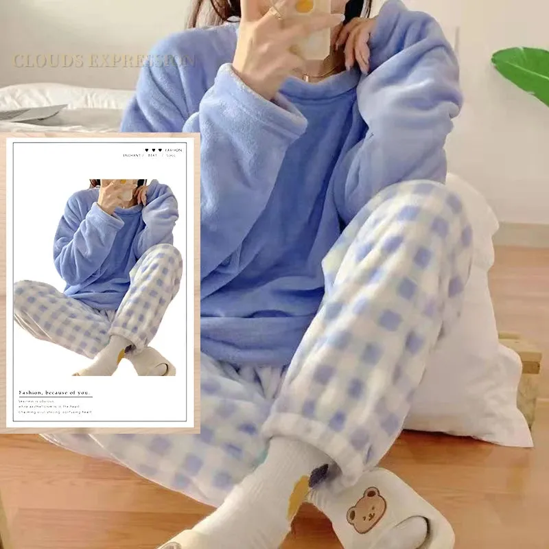 Winter Warm Fleece Loungewear - Stay Comfy